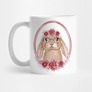 Bunny Flower Wreath Mug